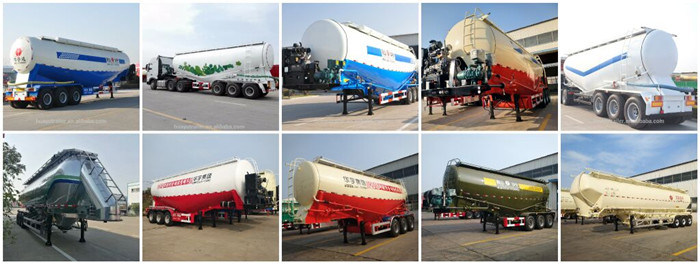 China Truck Trailer Manufacturer Supply Bulk Cement Tank Semi Trailer