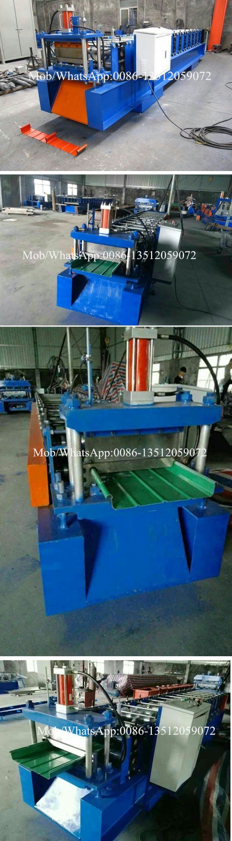 Standing Seam Steel Roof Wall Profile Roll Forming Machine