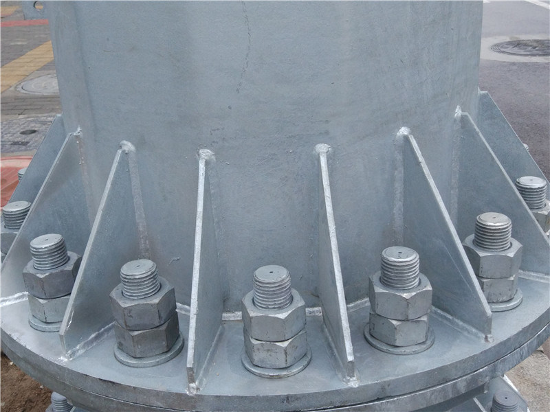 Galvanized Steel Monopole Tower for Telecommunication