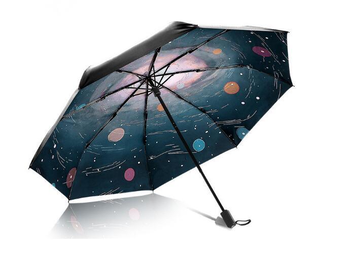 Original Design New Fully Manual Anti-UV Umbrella Rain Fashion Windproof Sun Rain Ladies Umbrella for Women