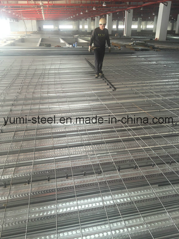 Simple Assembled Galvanized and Corrugated Steel Floor Decking Sheet