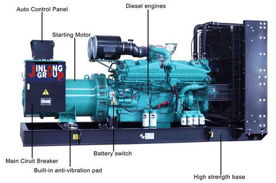 Soundproof Big Fuel Tank Diesel Generator Set