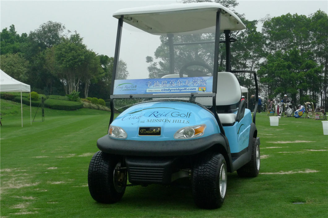 Aluminium Chassis 2 Seater Electric Golf Cart for Golf Course