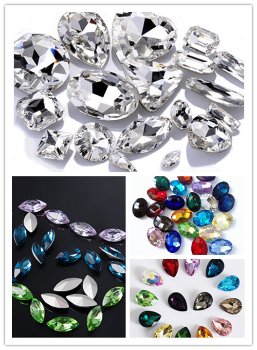 Factory Direct Excellent Rhinestones Crystal Glass Button