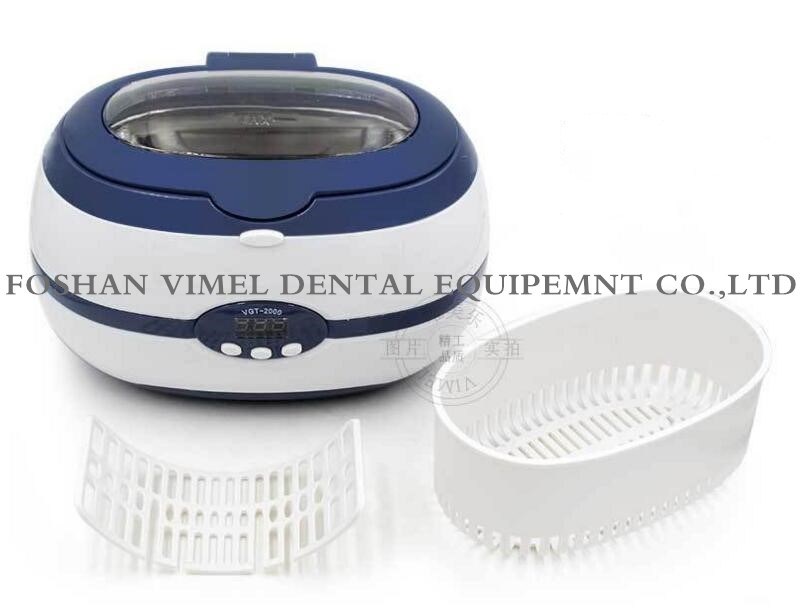 Dental Ultrasonic Cleaner Vgt-2000 with Digital Display 600ml