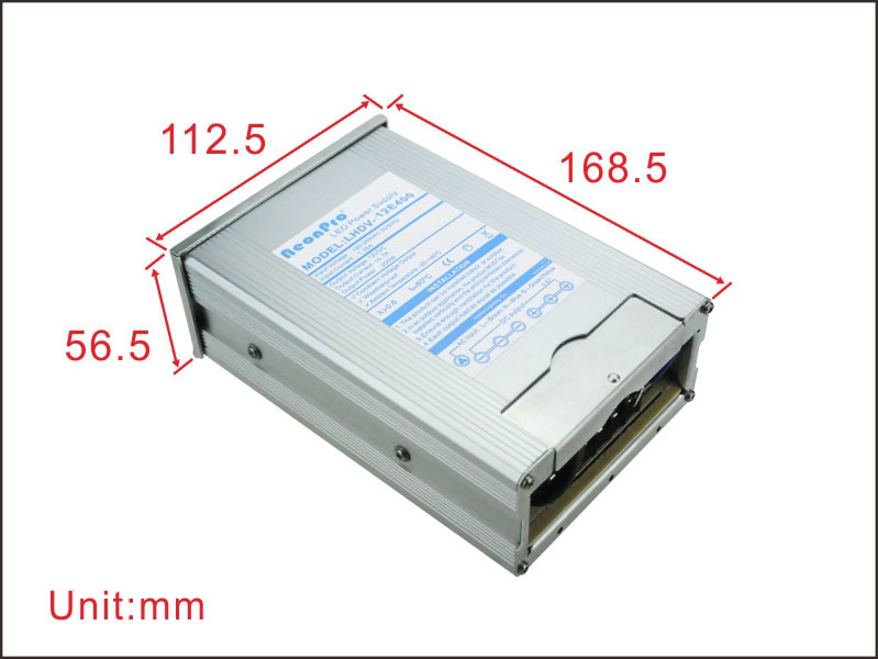 New Design 400W 24V Aluminum Outdoor SMPS LED Power Supply