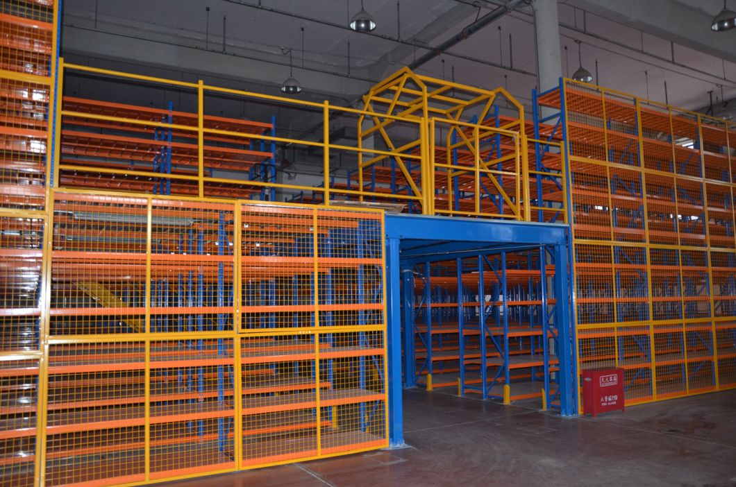 China Multi-Level Warehouse Metal Mezzanine Floor Racking