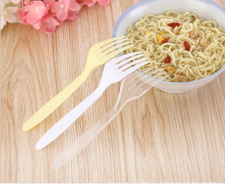 Eco-Friendly Corn Starch Disposable Plastic Fork for Bread Dinner