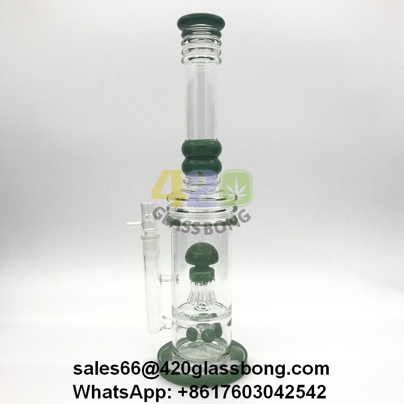 Heady Glass Waterpipe/Pipe/Crafts with Mushroom Perc to Jellyfish Perc for 420smoke/Dry Herb/Weed