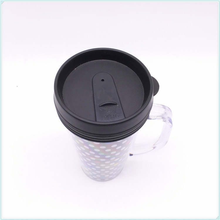 16oz Double Wall Plastic Advertising Coffee Mug (SH-PM20)