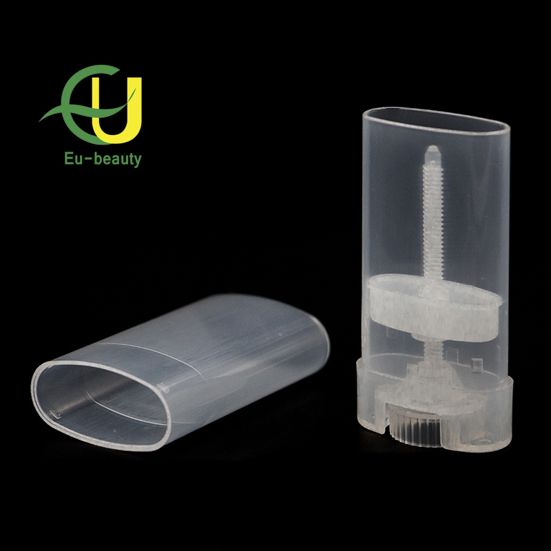 15g Oval Clear Lip Balm Tube, Lipstick Case