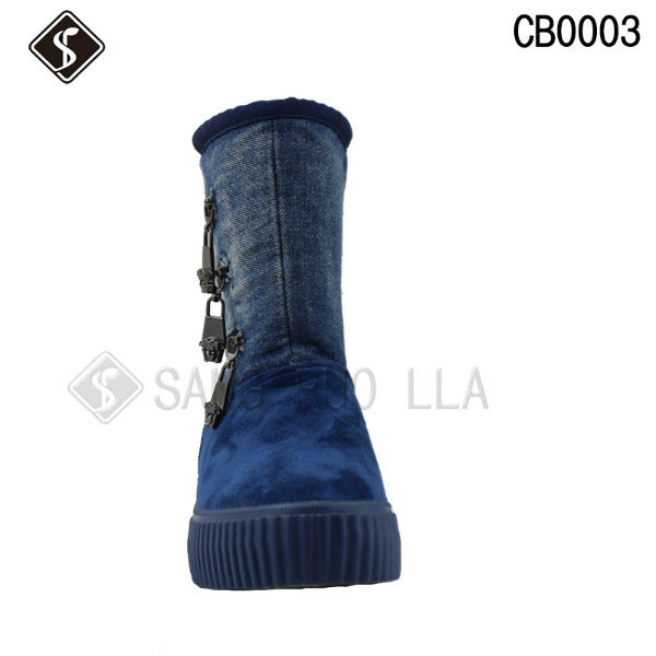 Warm Women and Men Cotton Snow Boots for Winter