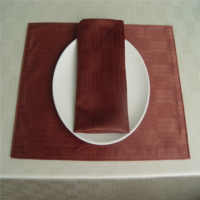 Wholesale 100% Polyester Hotel Dinner Table Cloth Napkin