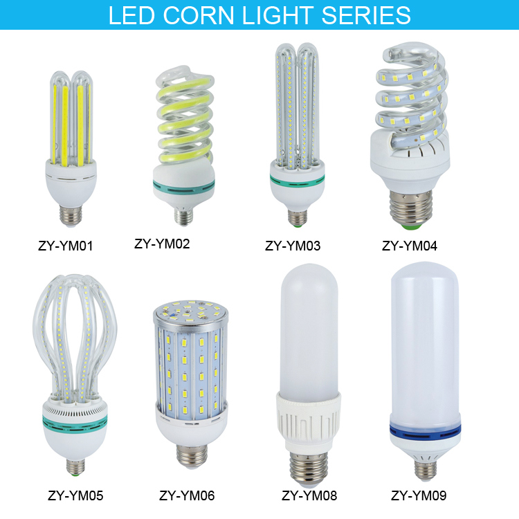 5W to 40W E27 Light Plastic Aluminum LED Bulb