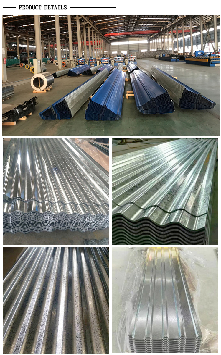 Chapa de aço corrugada de 0,36 mm 0.36mm corrugated steel sheet