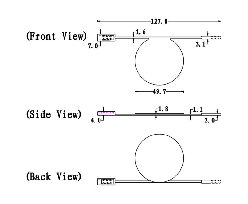 Ds-6004 Easy Click Plastic Padlock Seal