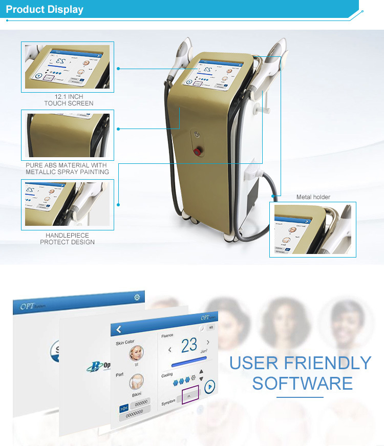Professional Opt E-Light Laser Hair Removal Machine for Sale