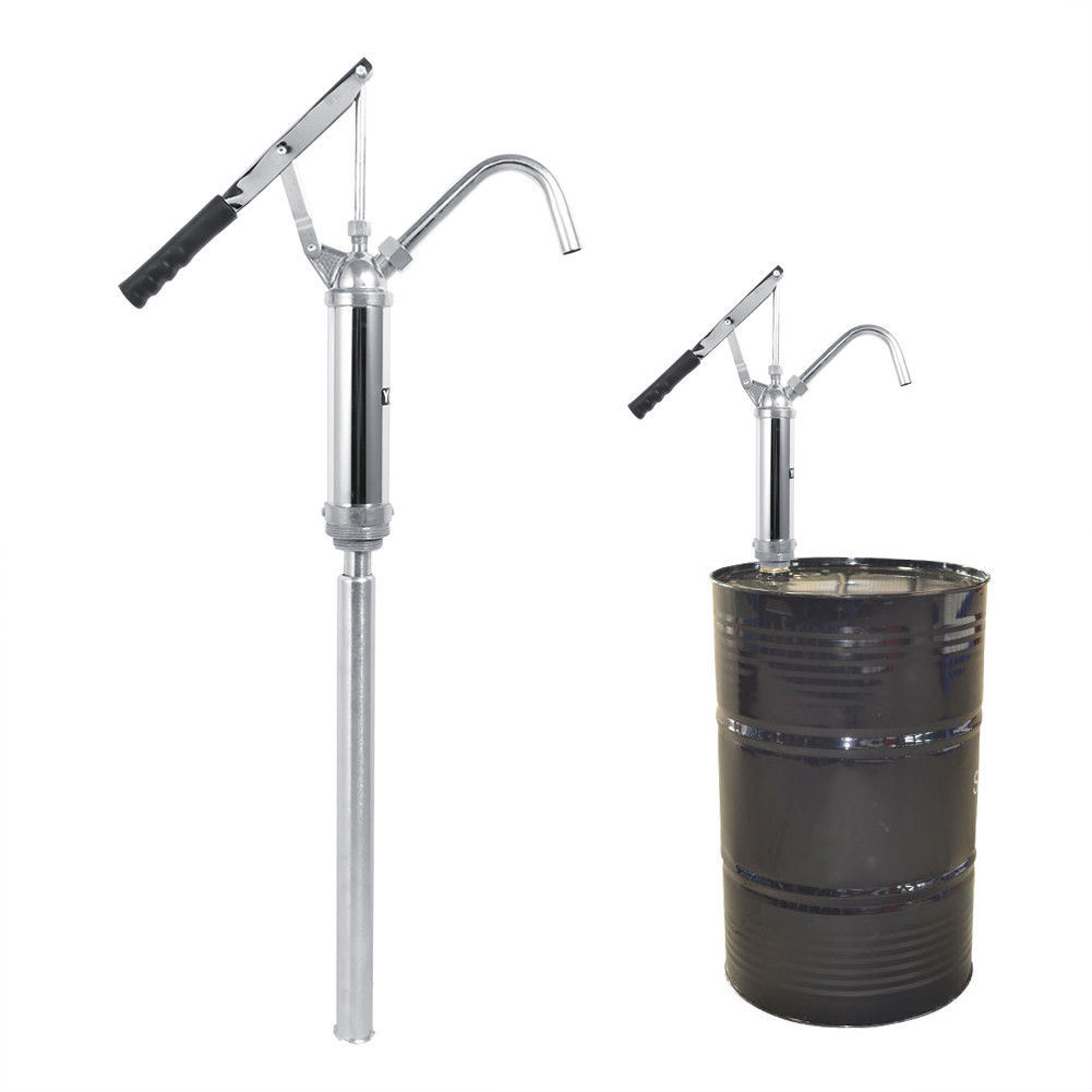 Hand Pump Lever Action Barrel Drum Pump Diesel Oil Transfer Operated Extractor