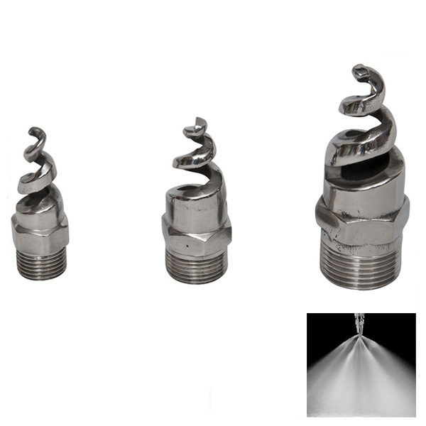 Water Spray Cleaning Equipment Spiral Jet Full Cone Nozzle