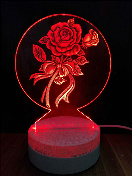 Creative Countertop Acrylic decoration Craft with LED in Shop, Stores