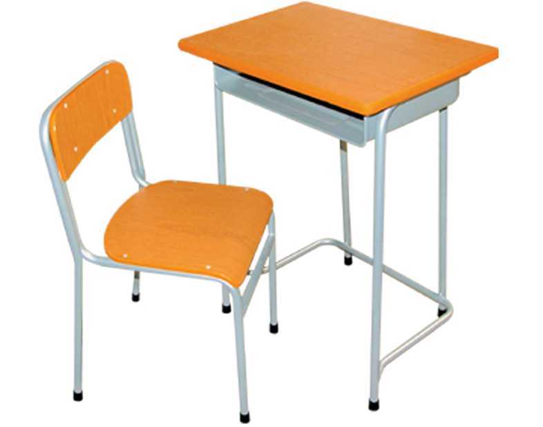 School Single Desk and Chair, Student Desk and Chair, Desk and Chair