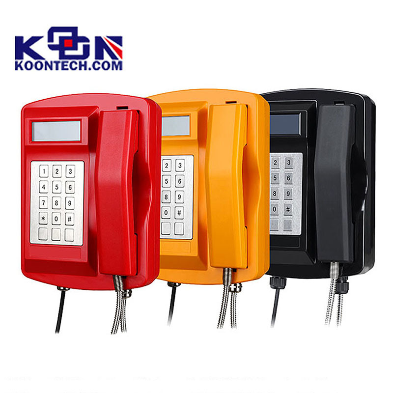 Waterproof Heavy Duty Industrial Telephone Sos Telephone for Harsh Area