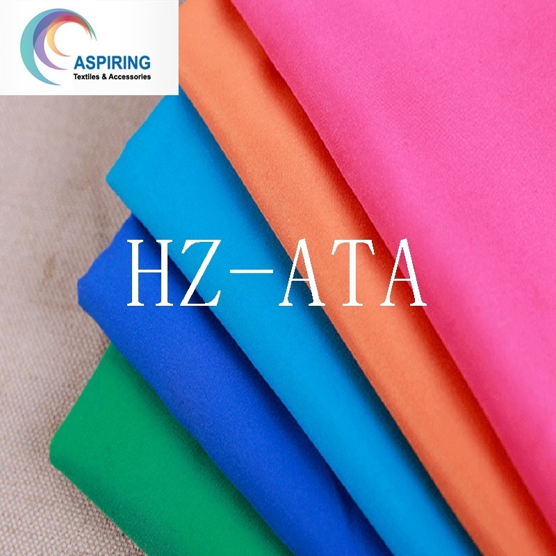 100%Polyester 80GSM 240cm Plain Dyed Microfiber Fabric