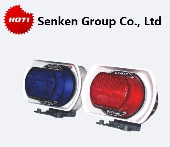 Senken 105+dB 25W LED Light 12V Motorcycle LED Light with Loudspeaker/Amplifier