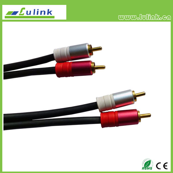 Cu Copper Audio Video Cable Connector Male Female