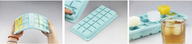 Dehuan Easy to Press Silicone Ice Molds