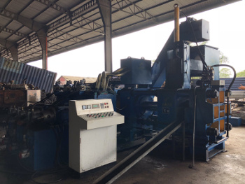 Y83W-1000 Horizontal Automatic Steel Chips Briquetting Machine Line