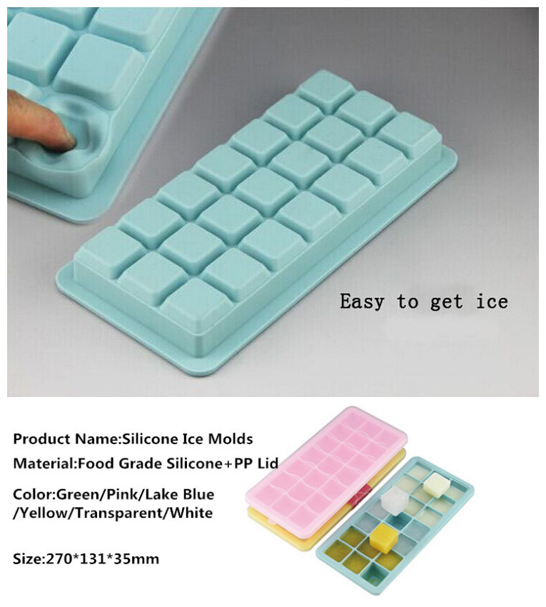 Dehuan Finger out Silicone Ice Molds Soft Ice Molds for Tough Ice