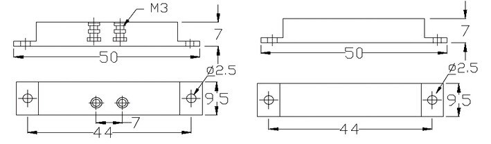 Surface Mounted Door Magnetic Contact for Wooden Door /Window (MC-38B)