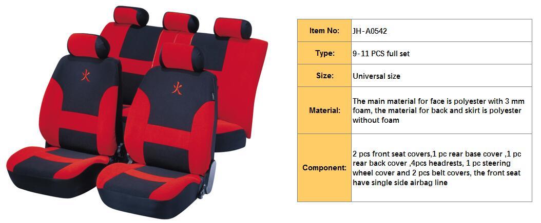 Most Popular Products Auto Interior Accessories Polyester Universal Car Seat Cover for Fitting Toyota Hyundai Mazada Seat Chair