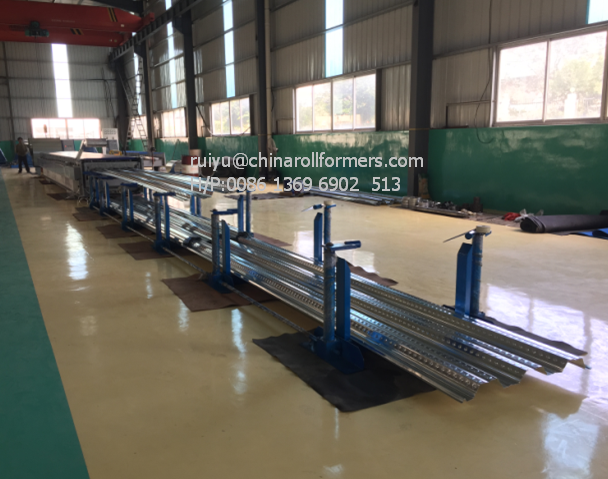 Automatic Steel Floor Decking Roll Forming Machine Metal Decking Roll Forming Mill