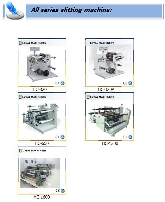 Slitting and Rewinder Machine for Electronics, Packaging, Leather, Garment, Plastic