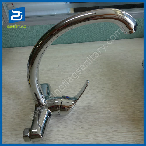 New Style Chrome Plated Brass Sink Body Kitchen Faucet Cheap Sanitary Ware