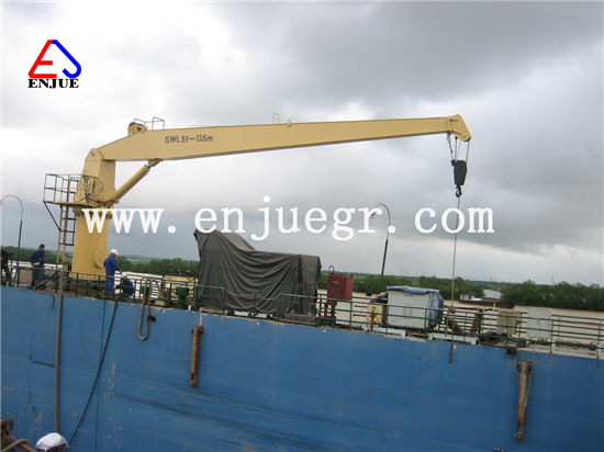 Asb Class Certificated Electro-Hydraulic Stiff Boom Marine Jip Provision Crane