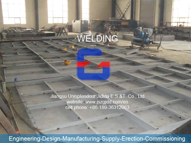 Fabricate Q235B Steel Structure for Esp, Bag Filter and Conveyor System