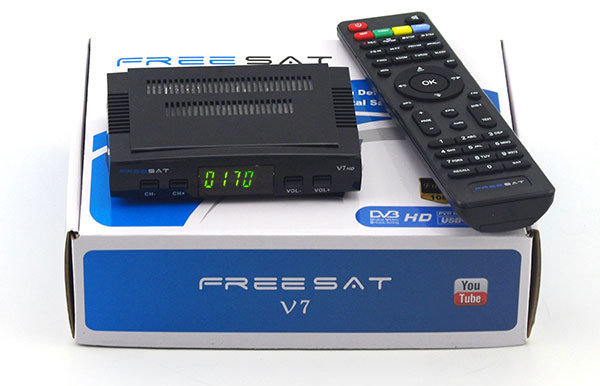 Cheapest DVB-S2 Freesat V7 HD Digital Satellite Receiver