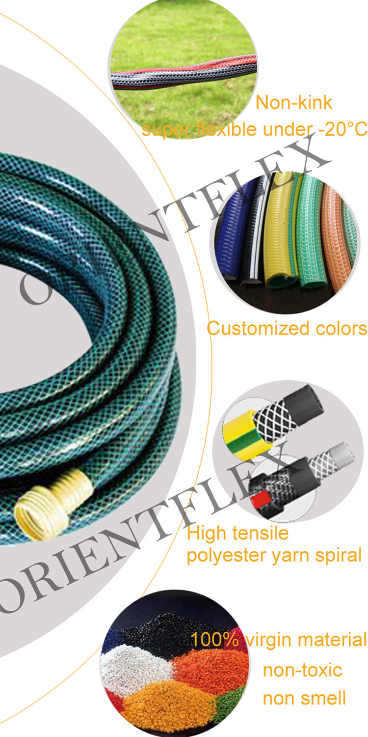 China Supplier Multi Colors PVC Garden Water Hose