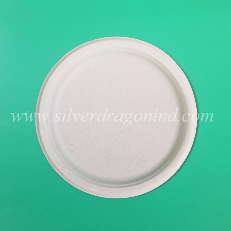 China Made Eco-Friendly Disposable Sugarcane Pulp Paper Plate