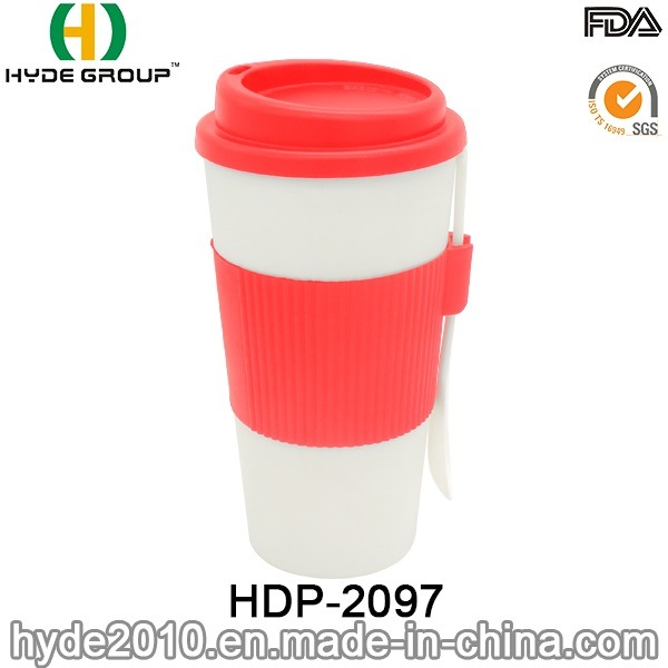 New Design Hot Sales Eco-Friendly Plastic Coffee Mug (HDP-3000)