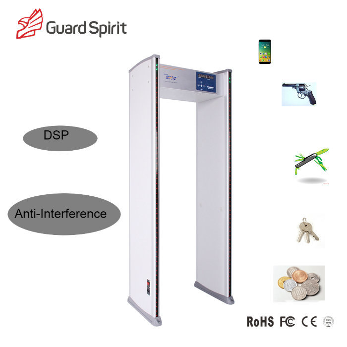 High Sensitivity LED Alram Anti-Interference Airport Door Metal Detector for Security Inspection