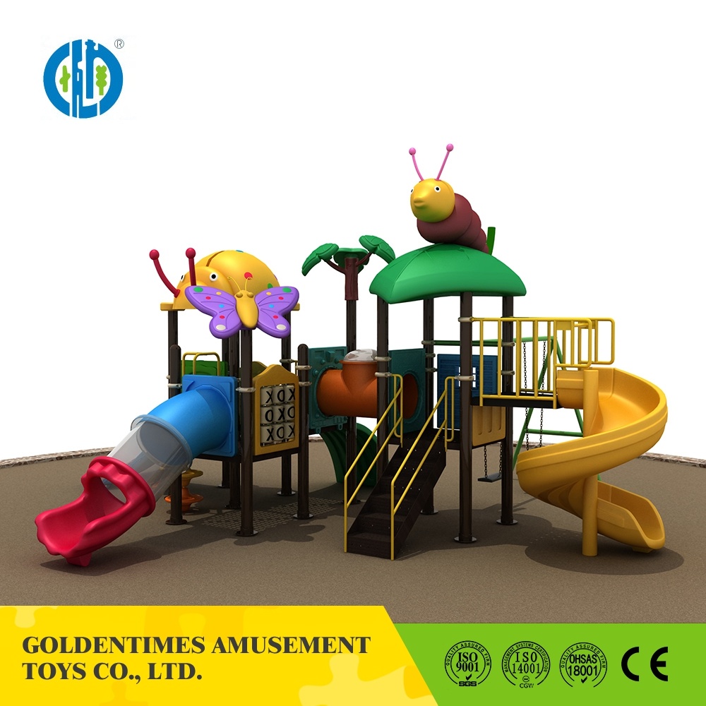 Factory Custom Amusing Design Outdoor Playground Kids Slide Equipment