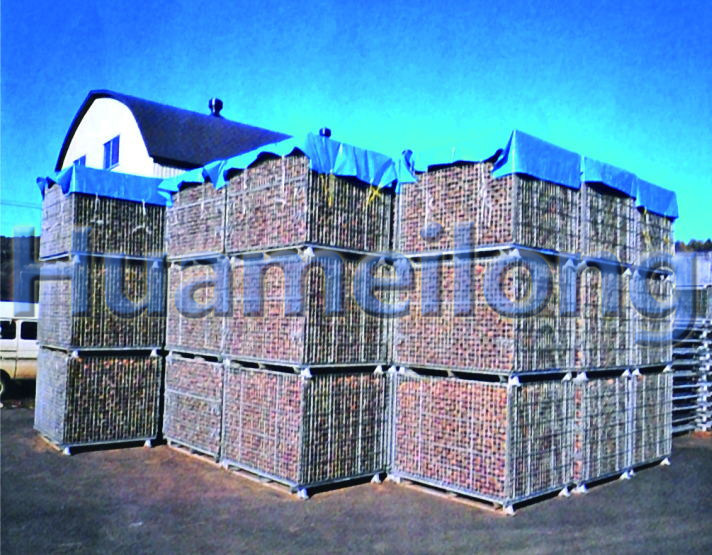 Heavy Duty Durable Wholesale Wire Mesh Crate for Warehouse Storage