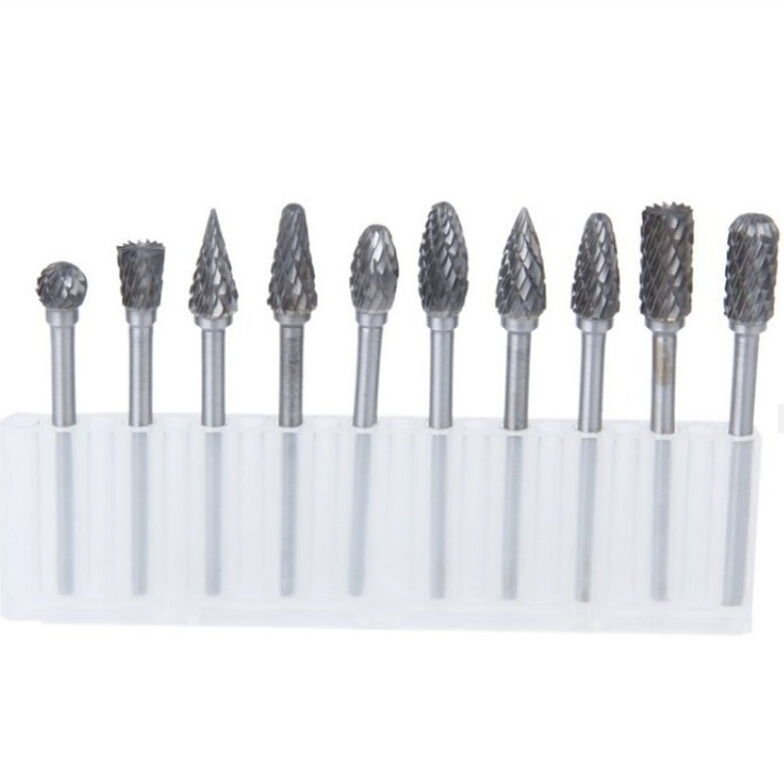 10PCS 6mm Tungsten Steel Carbide Rotary Bur Heads Bur