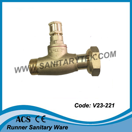 Brass Stop Valve for Water Meter (V23-221)