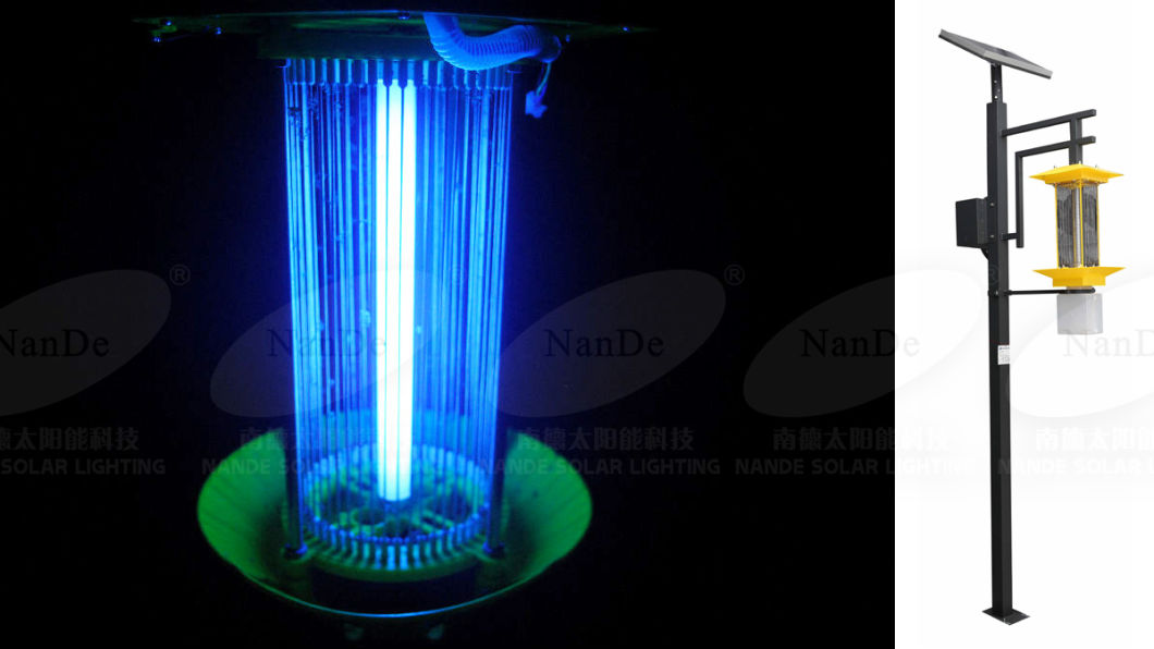 20W LED Solar Insect Killer Lamp for Farm