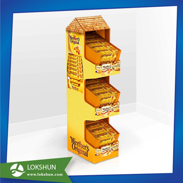 Hot Sale Supermarket Promotion Cardboard Display for Cookies